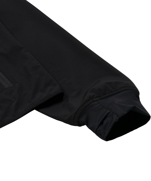 TCM starfish light hooded zip-up (black)