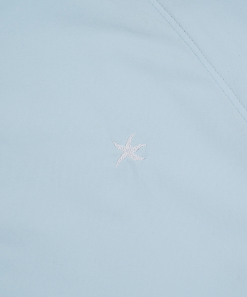 TCM starfish light hooded zip-up (sky blue)