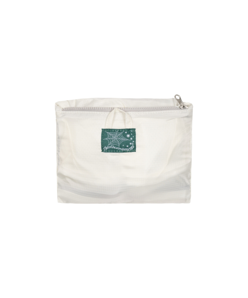 TCM mini logo packable backpack (cream)