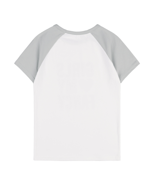 GIRLS MY FANCY TEE (GRAY) F25QB105