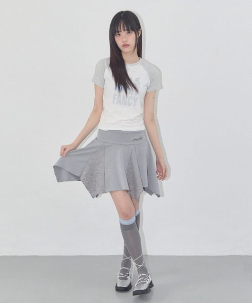 GIRLS MY FANCY TEE (GRAY) F25QB105