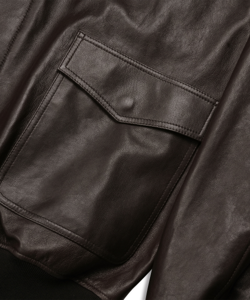 Premium Vegetable Classic A-2 Jacket BROWN