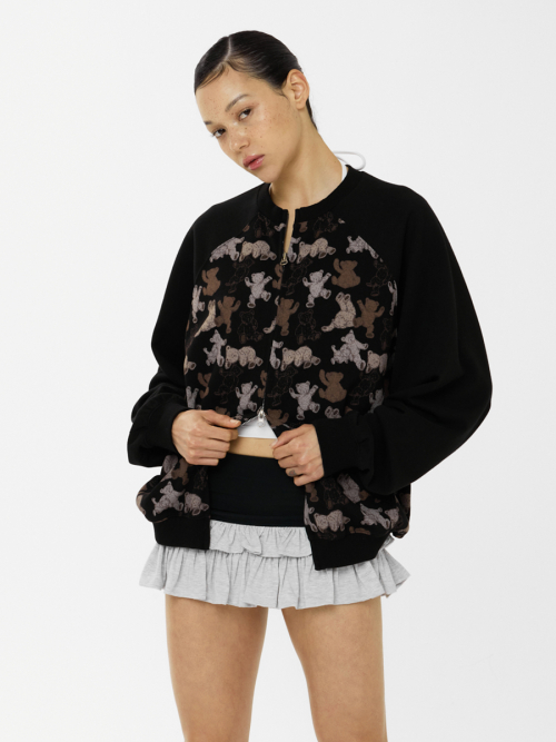 TEDDY JERSEY ZIP UP (2 Colors)