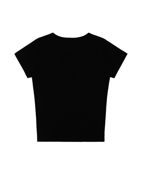 FY LEOPARD TEE (BLACK) F25QB100