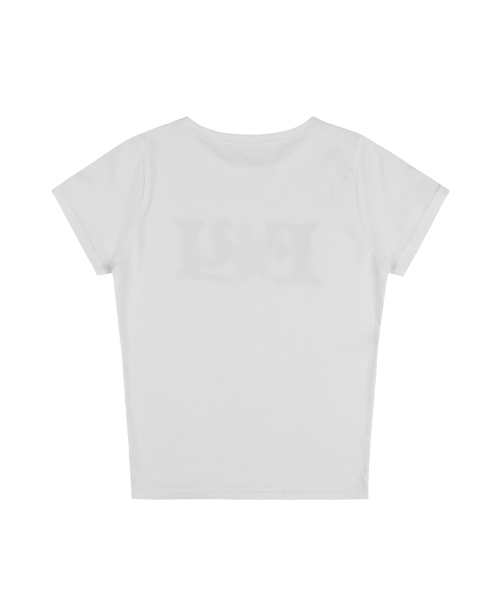 FY LEOPARD TEE (WHITE) F25QB100