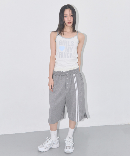 GIRLS MY FANCY SLEEVELESS (GRAY) F25QB114