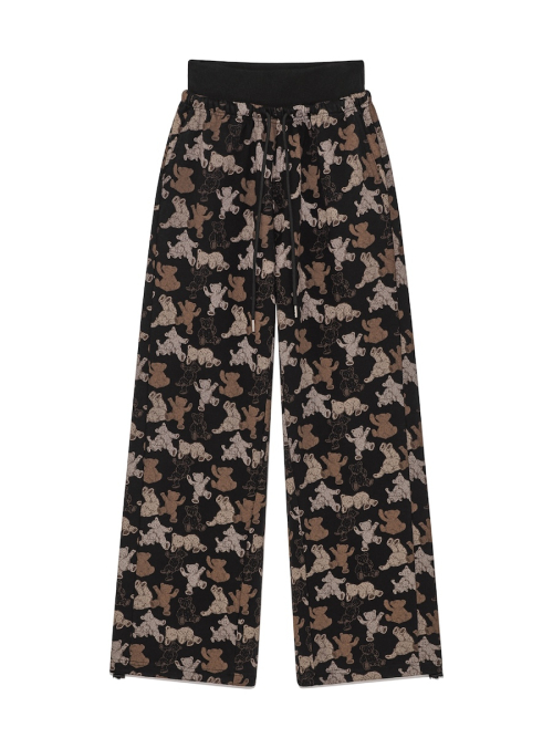 TEDDY CONTRAST TRACKSUIT PANTS (2 Colors)