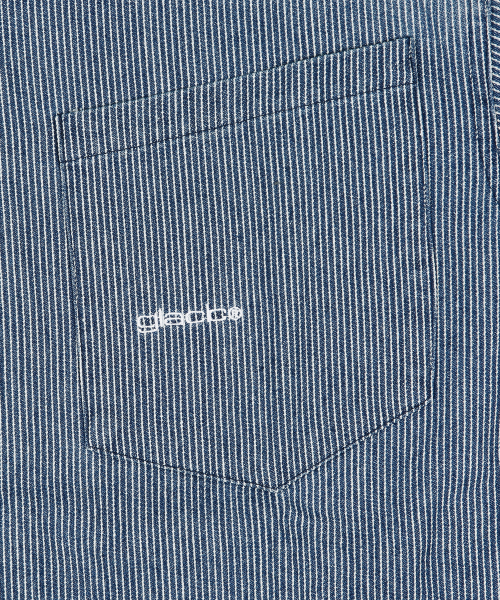 GS014 썬번 히코리 스트라이프 셔츠 (NAVY)