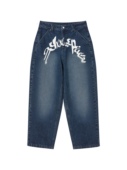 GRAFFITY DENIM PANTS INDIGO