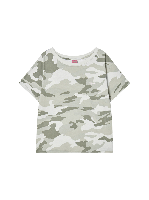 14 OFF SHOULER TEE CAMO