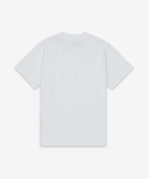 란제리 스트랩 타이트 반소매 티셔츠 - 화이트 / BPT25TSHIRT173