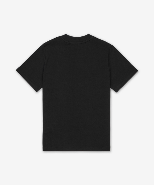 란제리 스트랩 타이트 반소매 티셔츠 - 블랙 / BPT25TSHIRT171