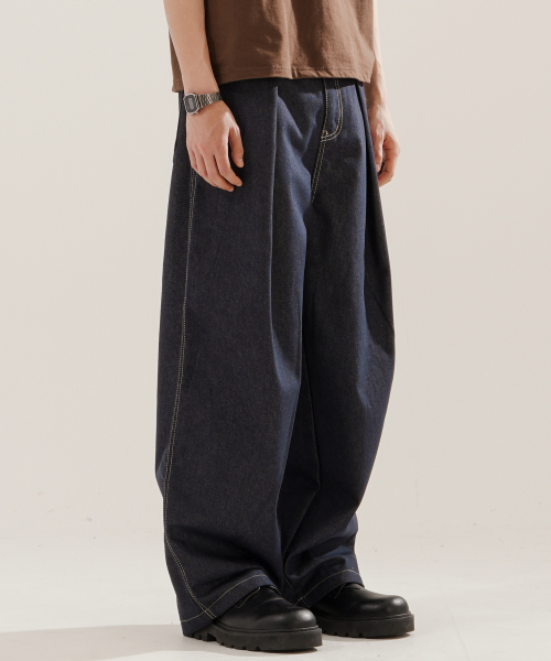 Sleek Non Fade Denim Pants Indigo NSLP2610