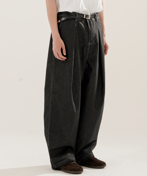 Sleek Non Fade Denim Pants Black NSLP2610
