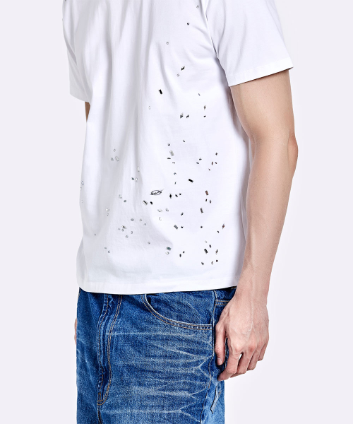 Crushed T-shirt - White
