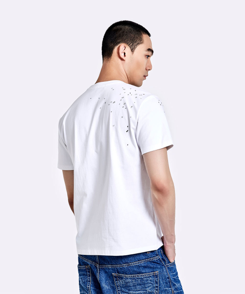 Crushed T-shirt - White