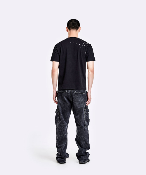 Crushed T-shirt - Black