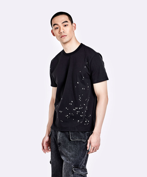 Crushed T-shirt - Black
