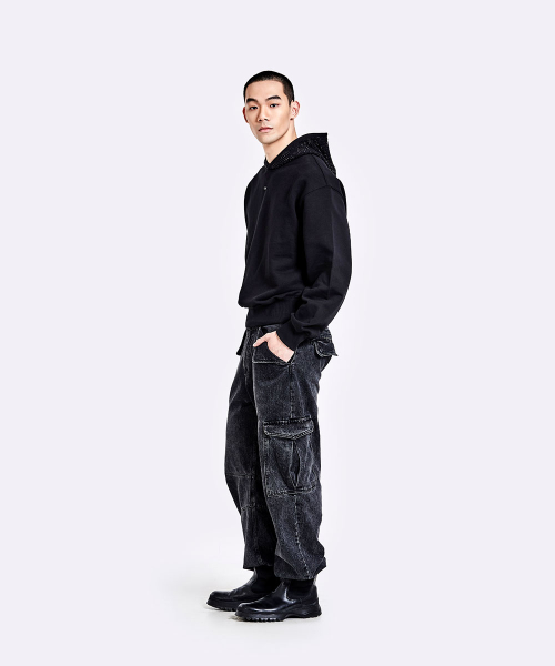 Rinestone Hoodie - Black