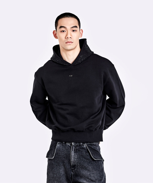 Rinestone Hoodie - Black