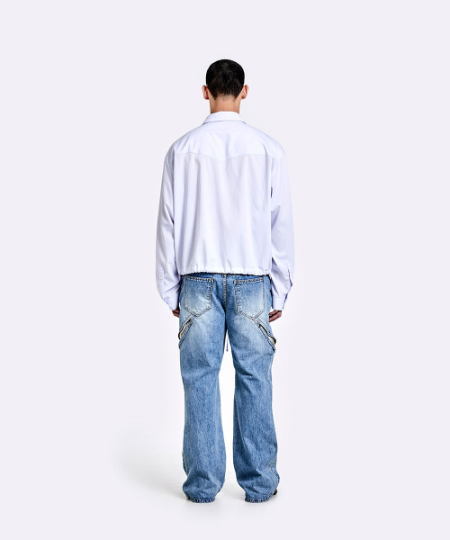 Banding shirt - White