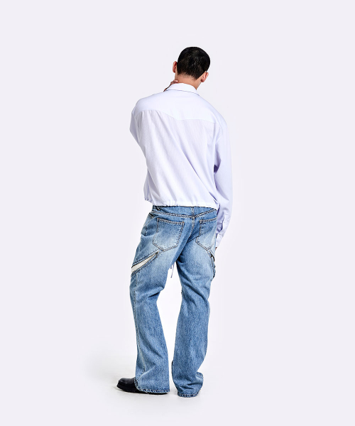 Banding shirt - White