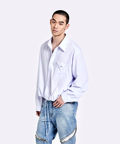 Banding shirt - White
