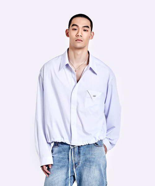 Banding shirt - White