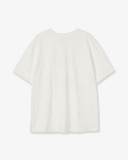 WEB LOGO T-SHIRTS [WHITE/BLUE]