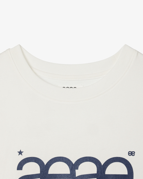 WEB LOGO T-SHIRTS [WHITE/BLUE]