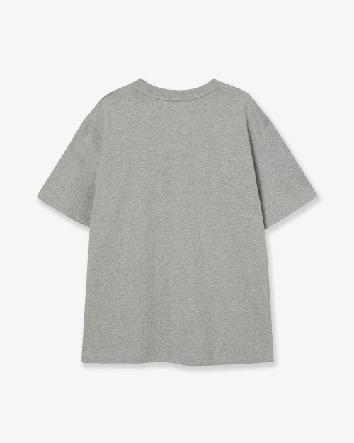 WEB LOGO T-SHIRTS [MELANGE GREY/CAMO]