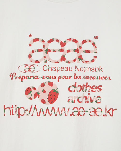 WEB LOGO T-SHIRTS [STRAWBERRY]
