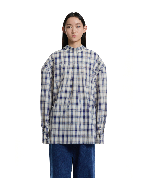Oversized Check Shirt