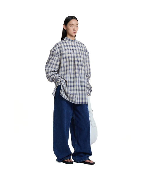 Oversized Check Shirt