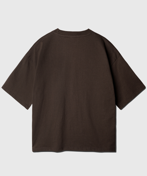 Boy Crop Short T-Shirt Darkbrown KJST2619