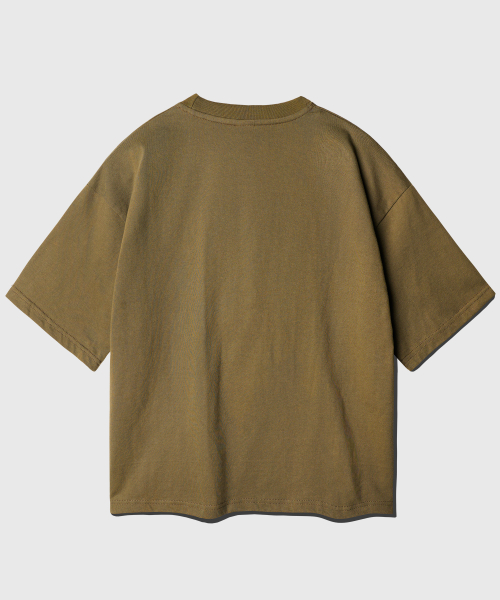 Boy Crop Short T-Shirt Olivebeige KJST2619