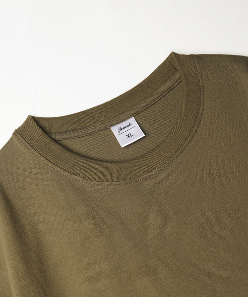 Boy Crop Short T-Shirt Olivebeige KJST2619
