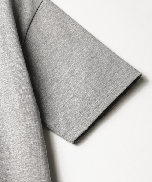 Boy Crop Short T-Shirt Gray KJST2619