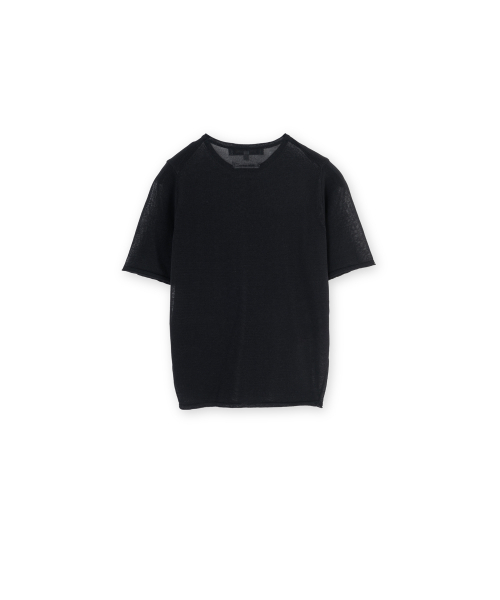 W Half Knit, Black