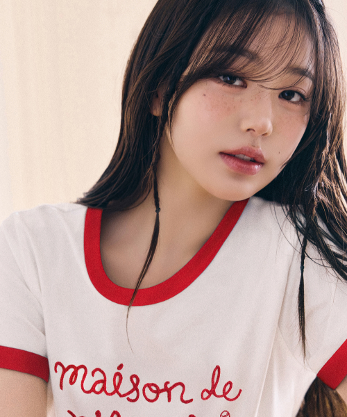 MAISON DE ROLA RINGER T-SHIRT WH+RD