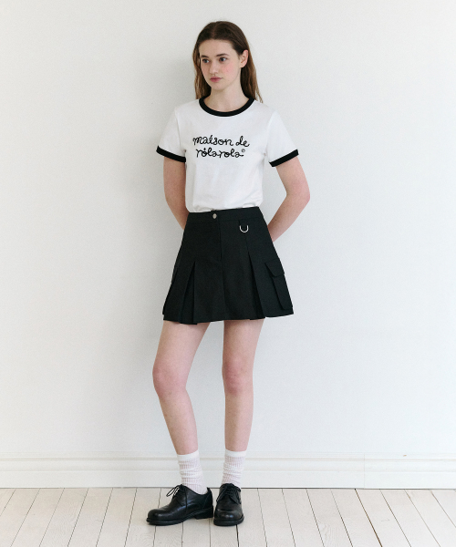 CARGO MINI SKIRT BLACK
