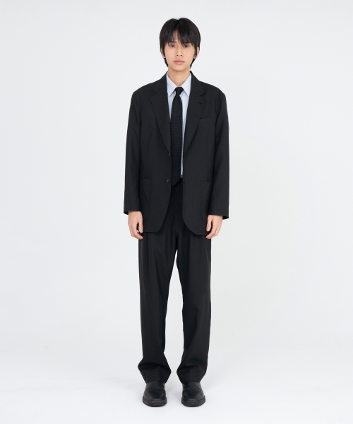 Wool Sports Coat, Black