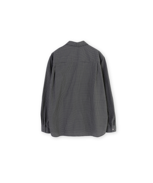 Double Layer Shirt, Grey Check