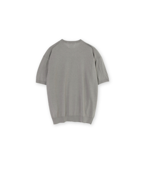 Hard Twist Supima Cotton Half Knit, Washed Grey