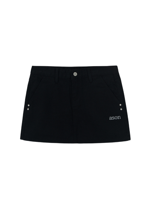 POG SKIRT / BLACK