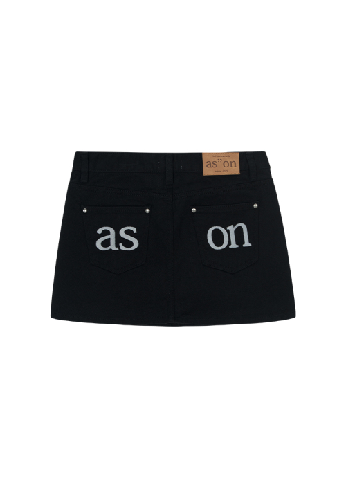 POG SKIRT / BLACK