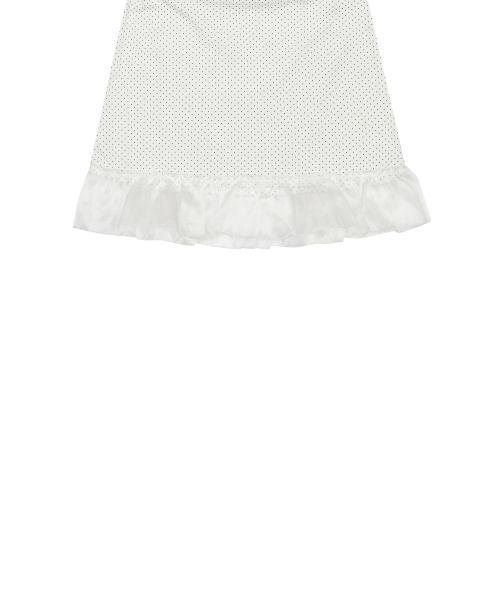 LVTR LAYERED FRILL DRESS(WHITE)