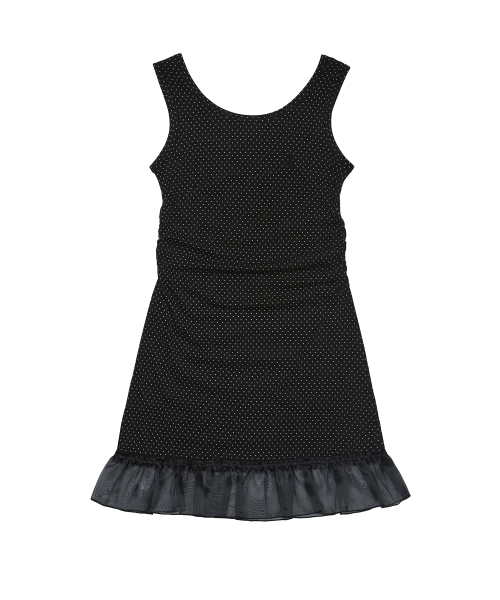 LVTR LAYERED FRILL DRESS(BLACK)