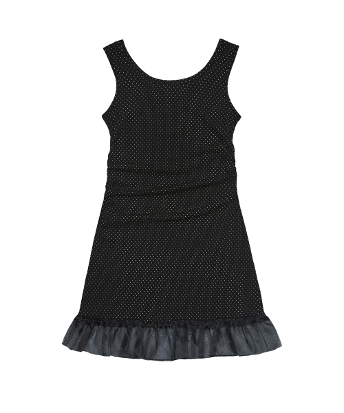 LVTR LAYERED FRILL DRESS(BLACK)