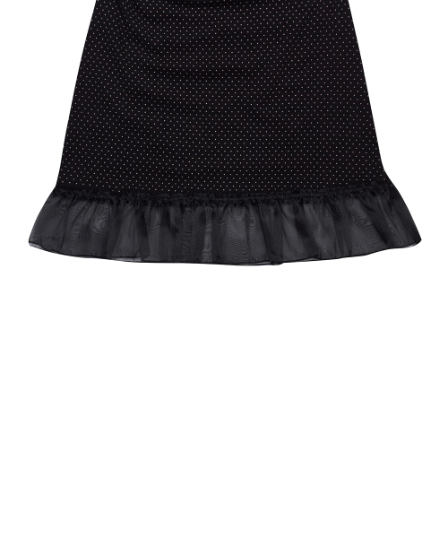LVTR LAYERED FRILL DRESS(BLACK)